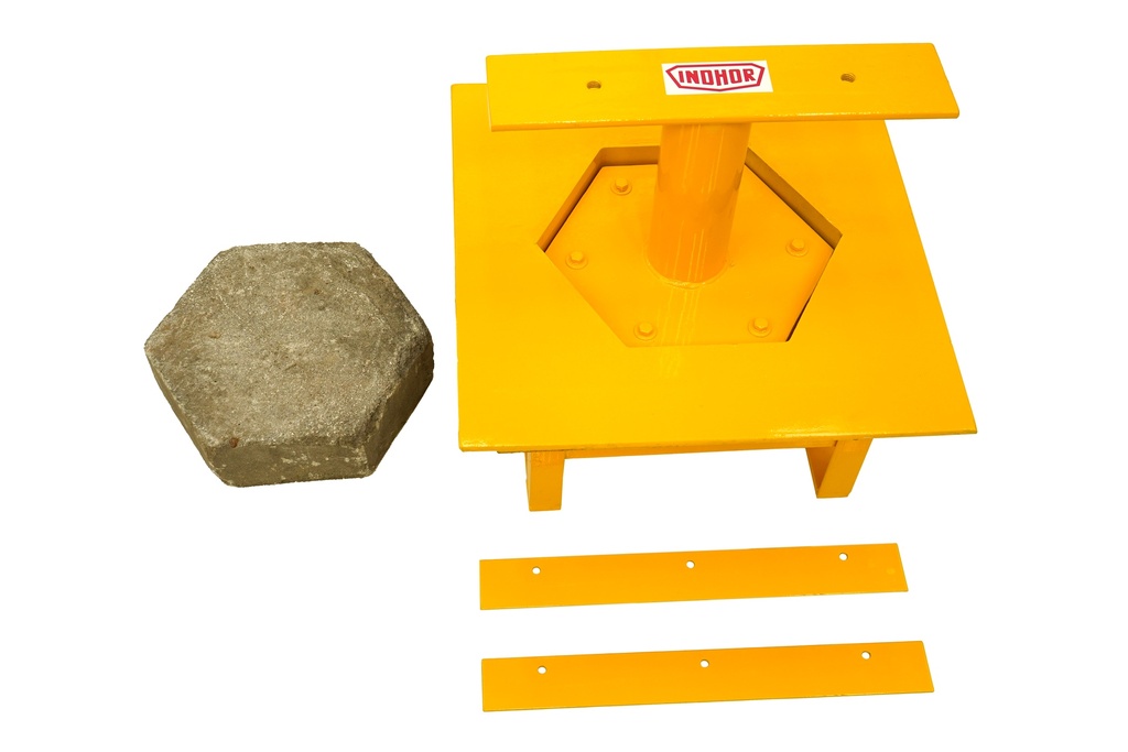 Molde para 1 bloques de pavimento hexagonal de 300x100mm