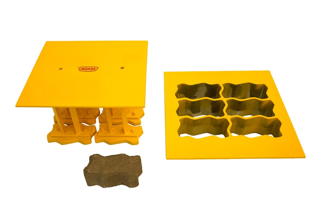 Molde para 6 bloques S de 148x220x100mm