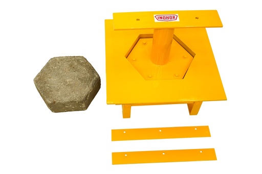 [BQ010030  / IN-BSA-M1BPH-H100] Molde para 1 bloques de pavimento hexagonal de 300x100mm