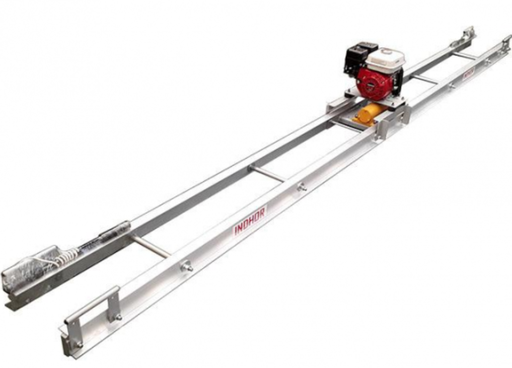 [RV-110350 / IN-RVP-MH-350] REGLA VIBRATORIA PLANA SUPERVIBRO RPA/N; largo 3;50m; con motor a explosión Honda GP160H-SH1 5;5HP-vibrador a explosión