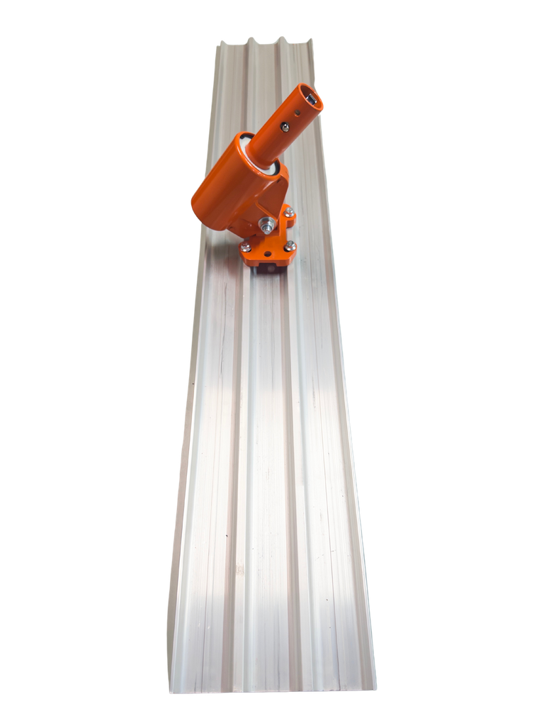 Fratacho Punta Recta YAK; 1.2 x 0.2 m; con mango telescópico en aluminio de 5.4 m