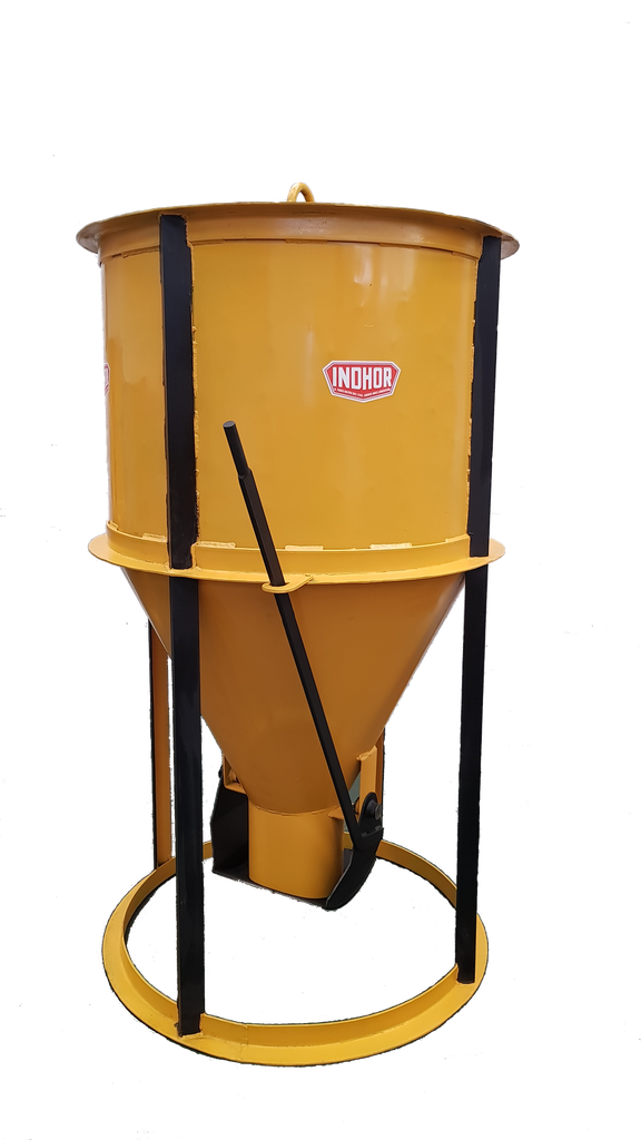 [AH0301000] BALDE PARA HORMIGÓN capacidad 1.000 litros INDHOR BH-1000; descarga vertical