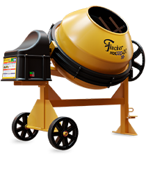 HORMIGONERA 400 lt. Fischer con motor Monofásico 220V 2HP 4P 50Hz