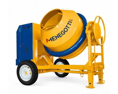 [ME-40011113] HORMIGONERA 600 lt. Menegotti Motor trifásico 7.5 hp