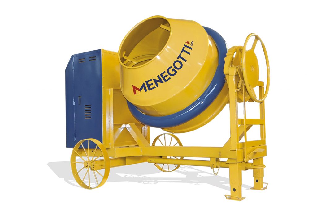 HORMIGONERA 600 lt. Menegotti Motor trifásico 7.5 hp