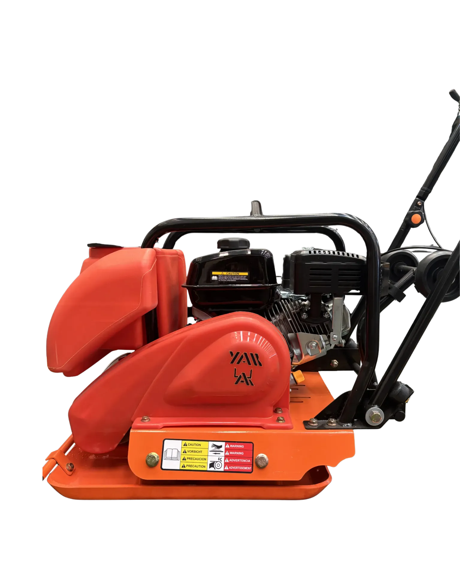 Plancha compactadora YAK 70kg; motor Honda GX160 5.5HP