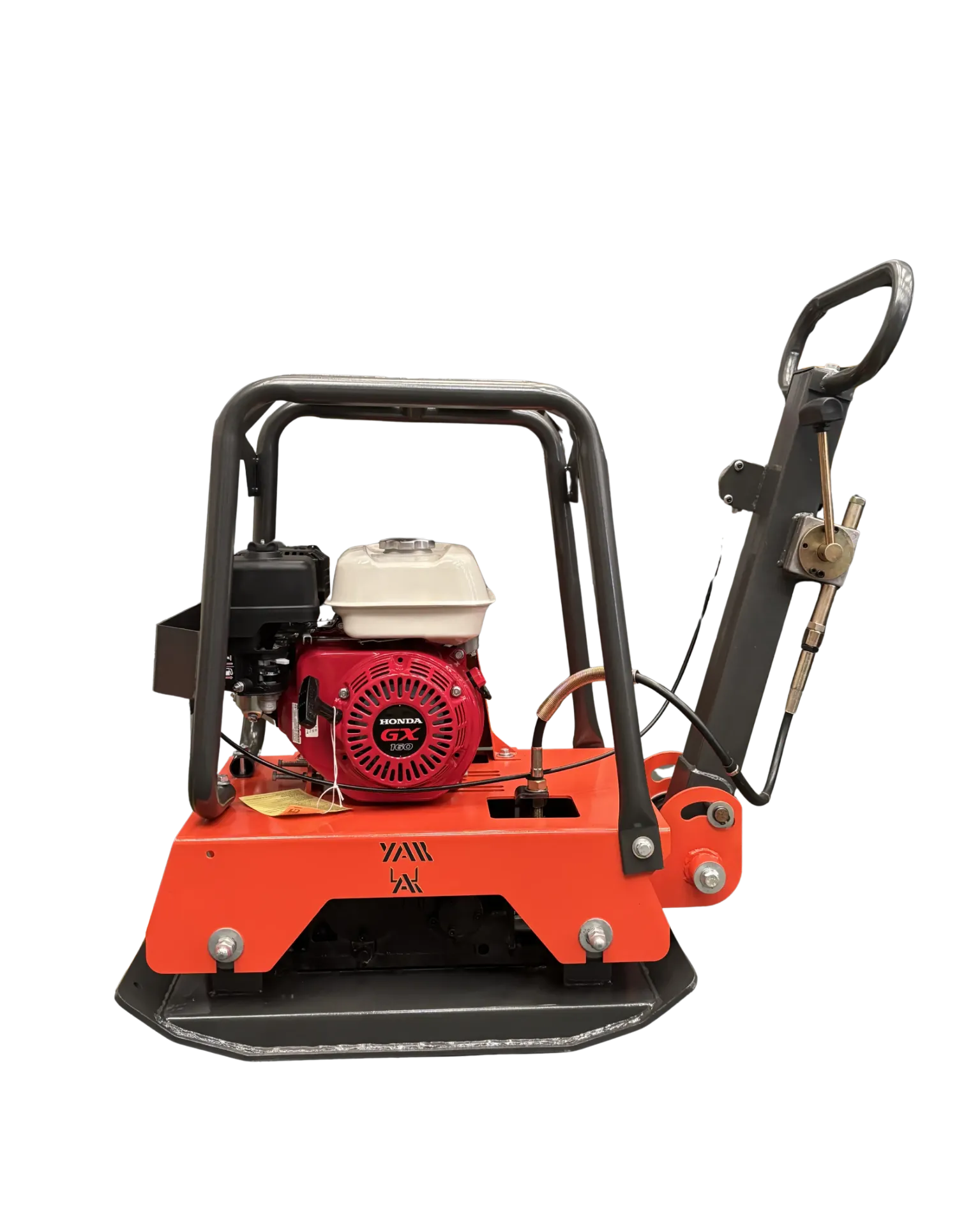 Plancha compactadora YAK 160kg; motor Honda GX160 5.5HP