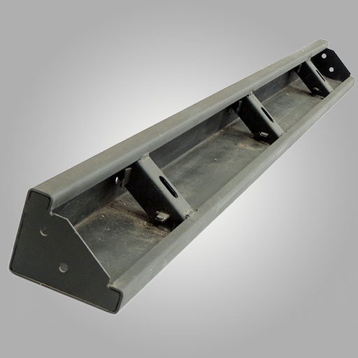 [MP0351518] MOLDE BASE DOBLE PROPÓSITO RECTO; chapa de 3;20 mm; largo  3 m; altura 15/18 cm
