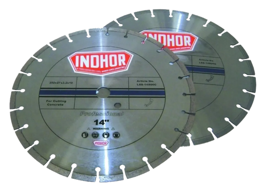 [DD3506HC] DISCO DIAMANTADO INDHOR SUPREME; Ø 350 x 27 x 6 mm x 10mm; para hormigón duro.